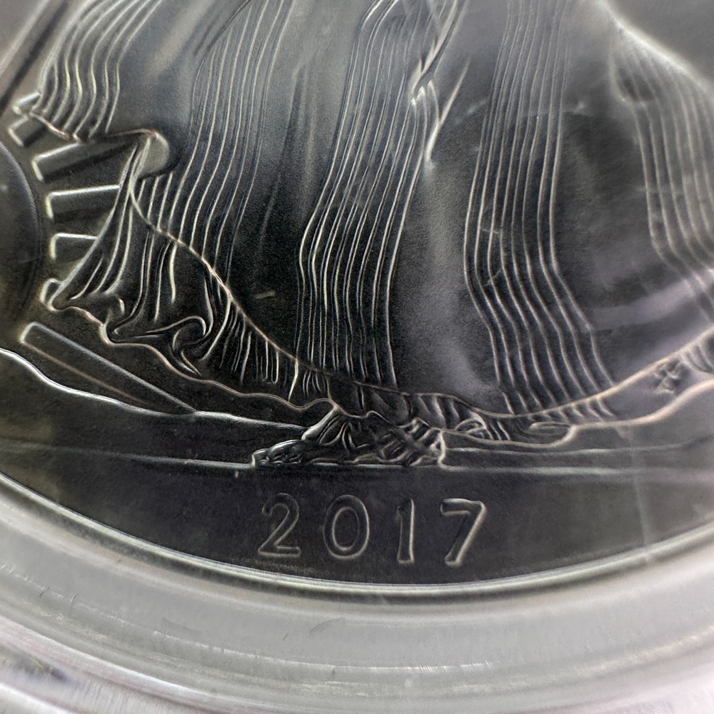 2017 (S) $1 Silver Eagle PCGS MS69 Premier Label Struck @ SF Mint "Near Perfect" - Picture 8 of 16